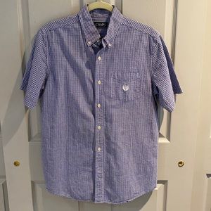Chaps Men’s Gingham Style Button Down Shirt
